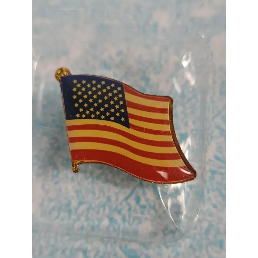 2010 United States Deputy‎ Sheriffs Association American Flag Lapel Pin Set